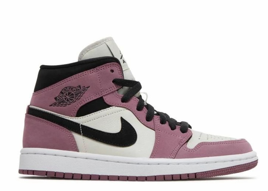 * Wmns Air Jordan 1 Mid Se 'Berry Pink' | Shoes