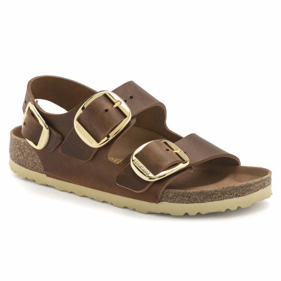 * Birkenstock Milano Big Buckle Oiled Leather | Big Buckle