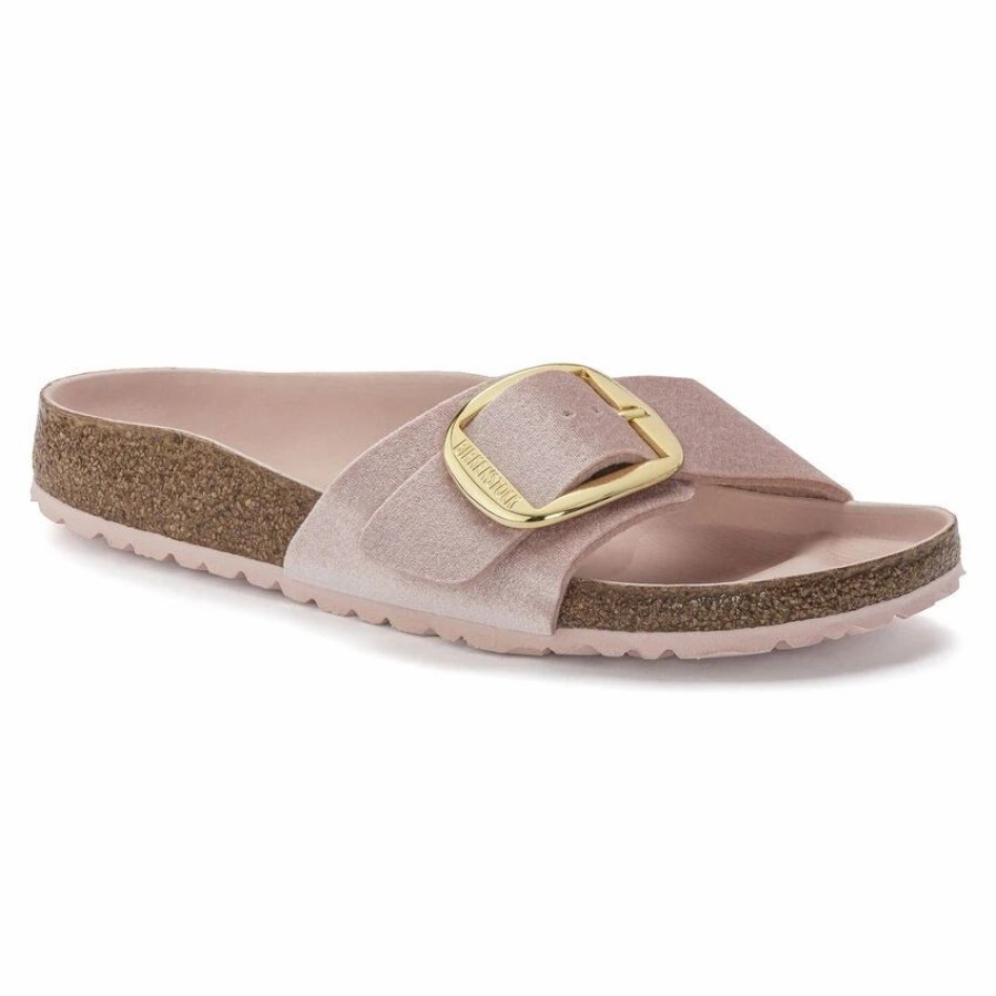 * Birkenstock Madrid Big Buckle Rivet Logo Velvet | Big Buckle