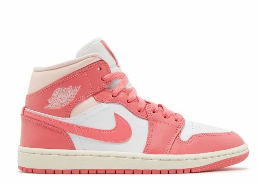 * Wmns Air Jordan 1 Mid 'Strawberries And Cream' | Shoes