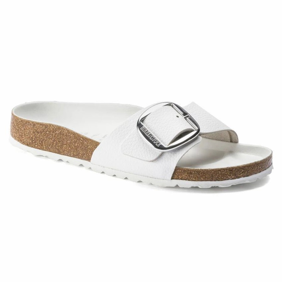 * Birkenstock Madrid Big Buckle Natural Leather | Big Buckle