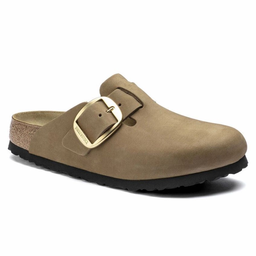 * Birkenstock Boston Big Buckle Nubuck Leather | Big Buckle