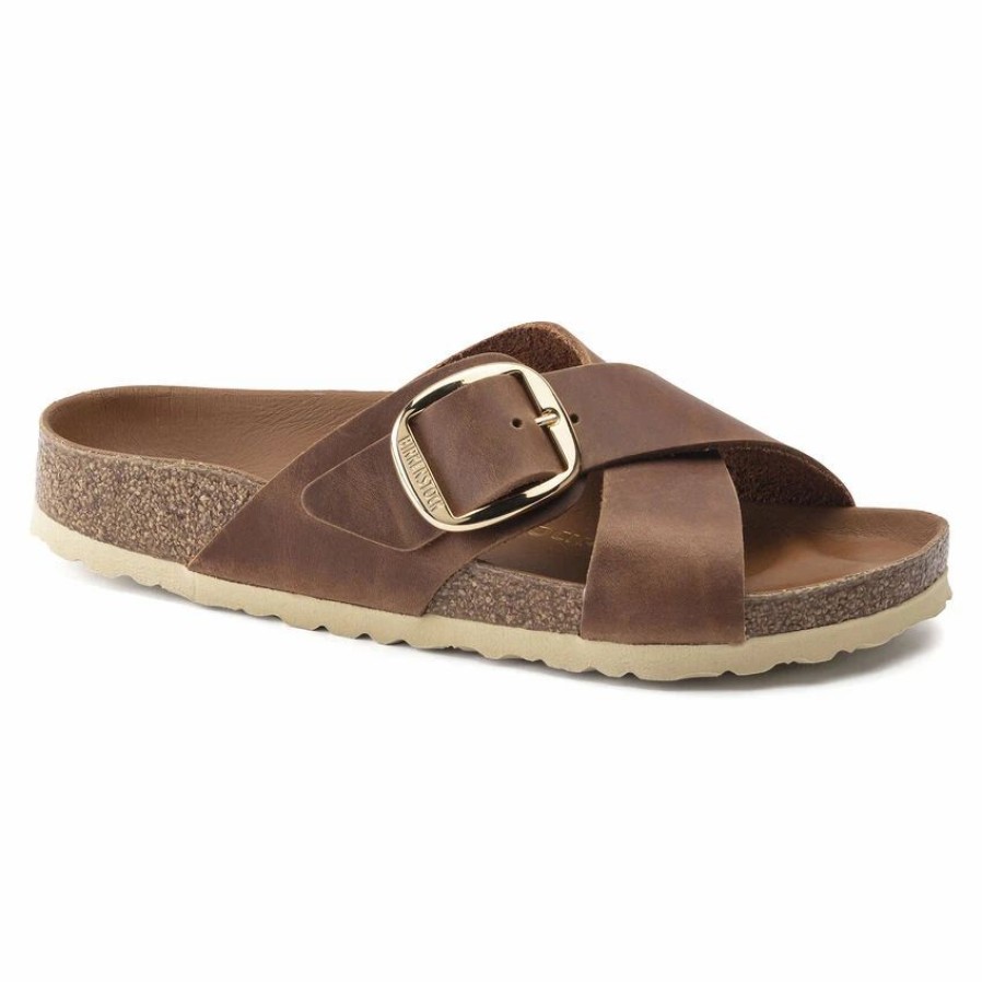 * Birkenstock Siena Big Buckle Oiled Leather | Big Buckle