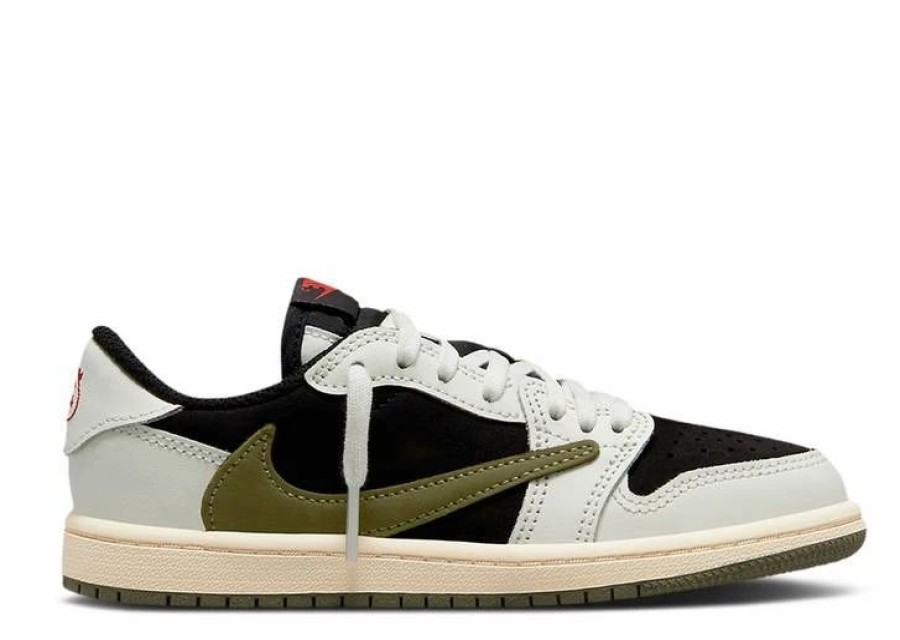 * Travis Scott X Air Jordan 1 Low Og Ps 'Olive' | Shoes