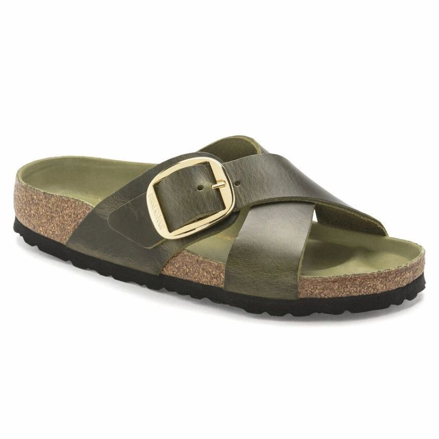 * Birkenstock Siena Big Buckle Oiled Leather | Big Buckle