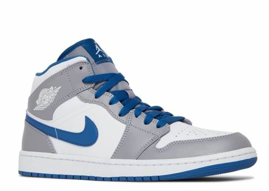 * Air Jordan 1 Mid 'Cement True Blue' | Shoes