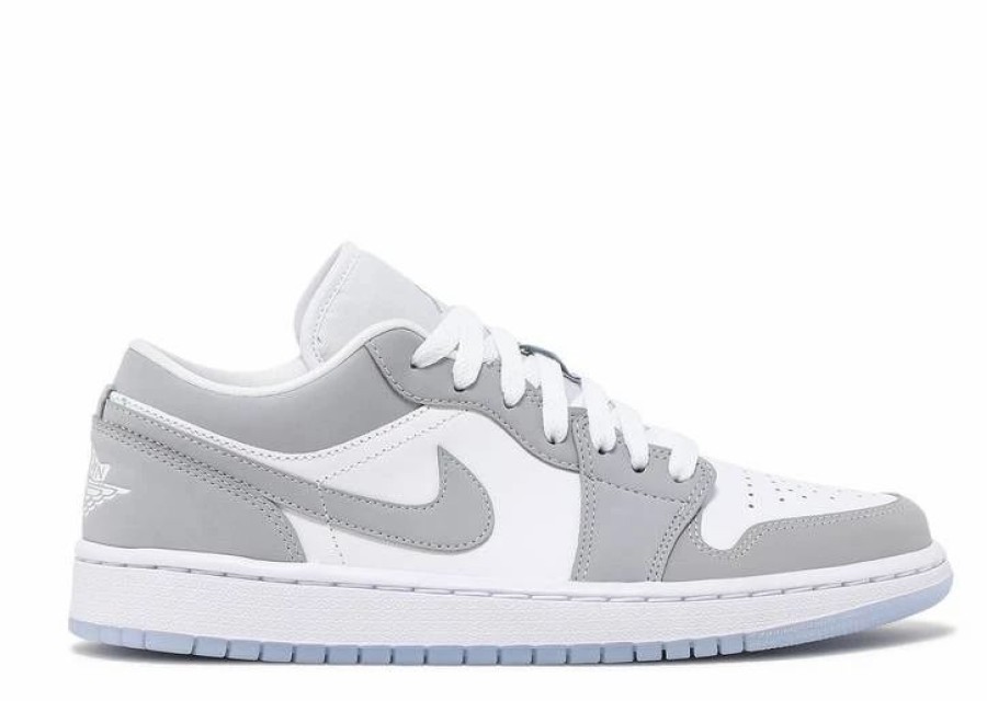 * Wmns Air Jordan 1 Low 'White Wolf Grey' | Shoes