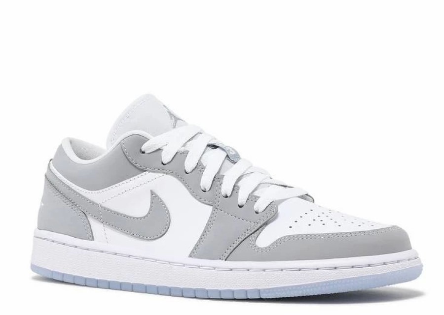 * Wmns Air Jordan 1 Low 'White Wolf Grey' | Shoes