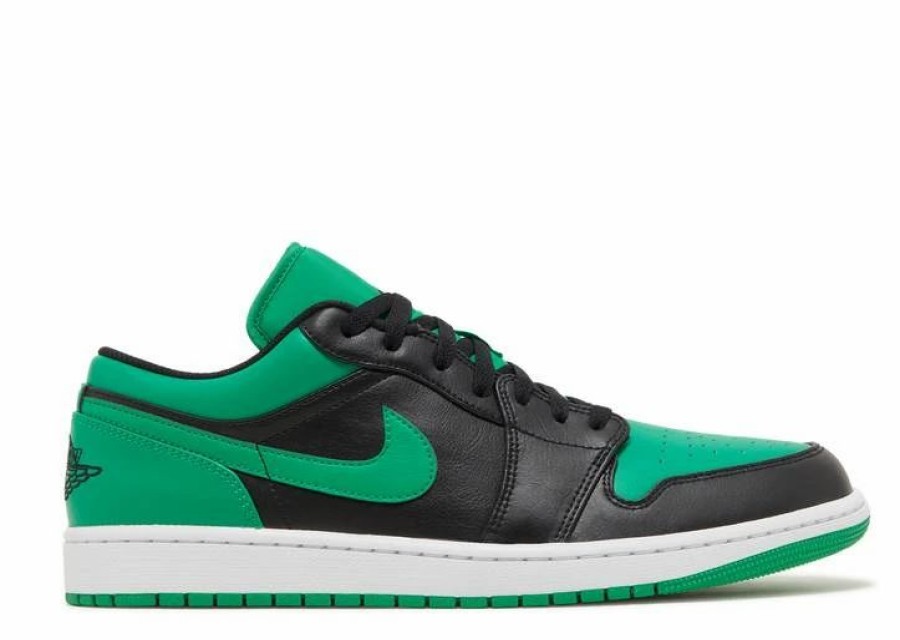 * Air Jordan 1 Low 'Black Lucky Green' | Shoes