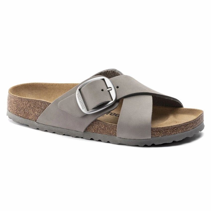 * Birkenstock Siena Big Buckle Nubuck Leather | Big Buckle