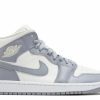 * Wmns Air Jordan 1 Mid 'Stealth' | Shoes