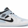 * Air Jordan 1 Mid Se 'White Ice Blue' | Shoes