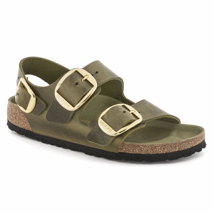 * Birkenstock Milano Big Buckle Oiled Leather | Big Buckle